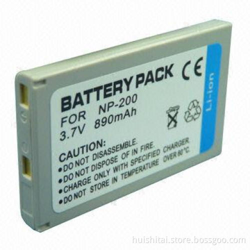 Digital Camcorder Battery Pack for Minolta NP200 Battery, 700mAh Capacity, 3.7V Voltage